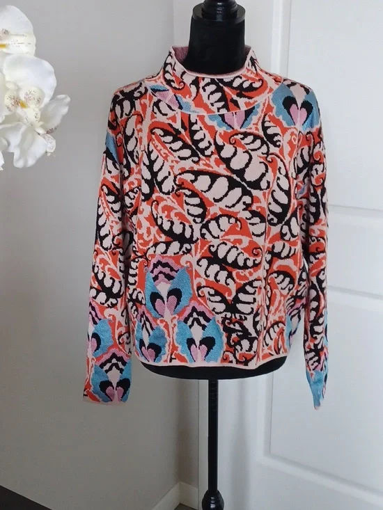 Maeve by Anthropologie Carys Mock-neck Pullover Sweater - Picture 4 of 9